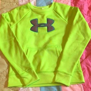 Green Under Armour crewneck